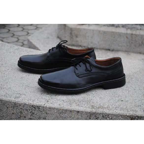 Josef Seibel Talcott fekete bőrcipő