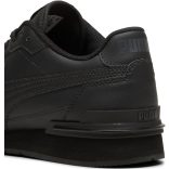 Puma ST Runner v4 fekete bőr sneaker