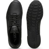 Puma ST Runner v4 fekete bőr sneaker