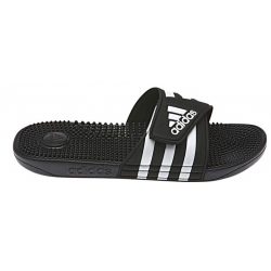 Adidas Adissage fekete-fehér tépőzáras papucs