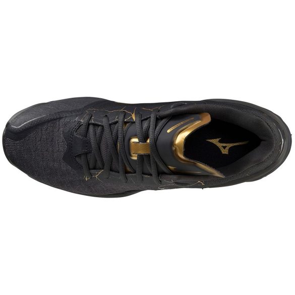 Mizuno Wave Stealth Neo Black/Gold sportcipő