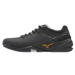 Mizuno Wave Stealth Neo Black/Gold sportcipő